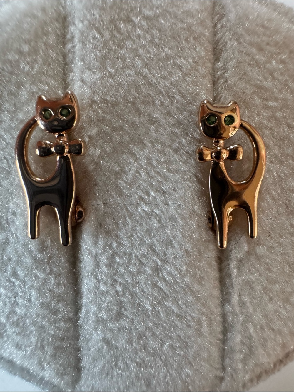 14K 585 Rolled Rose Gold Children’s Earrings